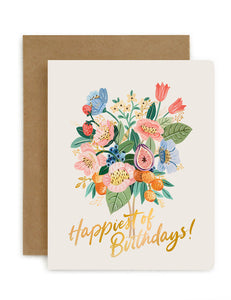 "Happiest of Birthdays" - Fruit Bunch Card