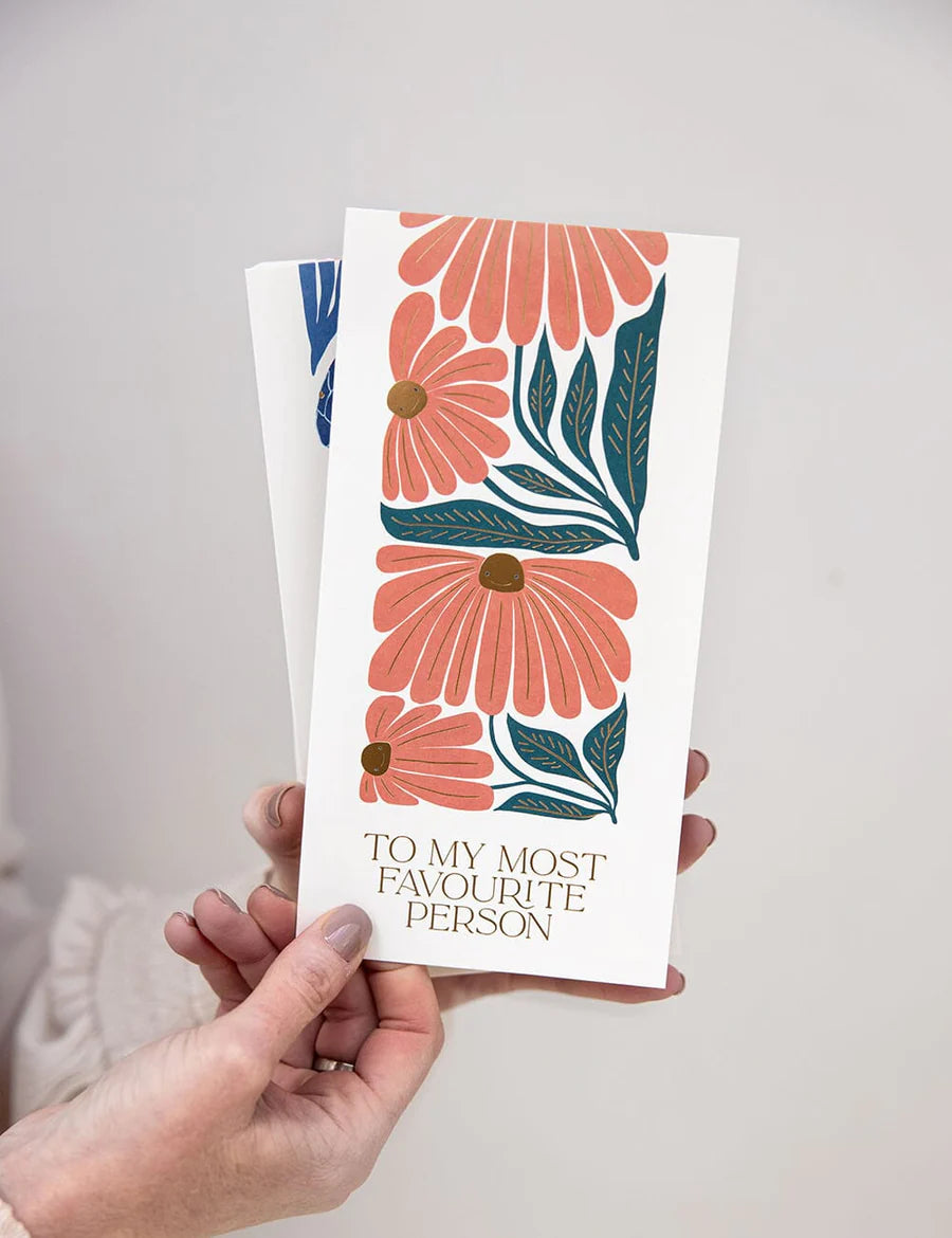"To My Favourite Person" -  Tall Card