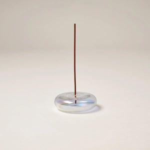 Glass Vessel Incense Holder - Iridescent