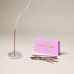 Glass Vessel Incense Holder - Iridescent