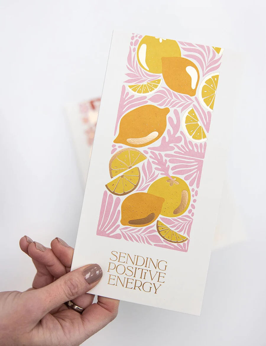 "Sending Positive Energy" - Tall Card