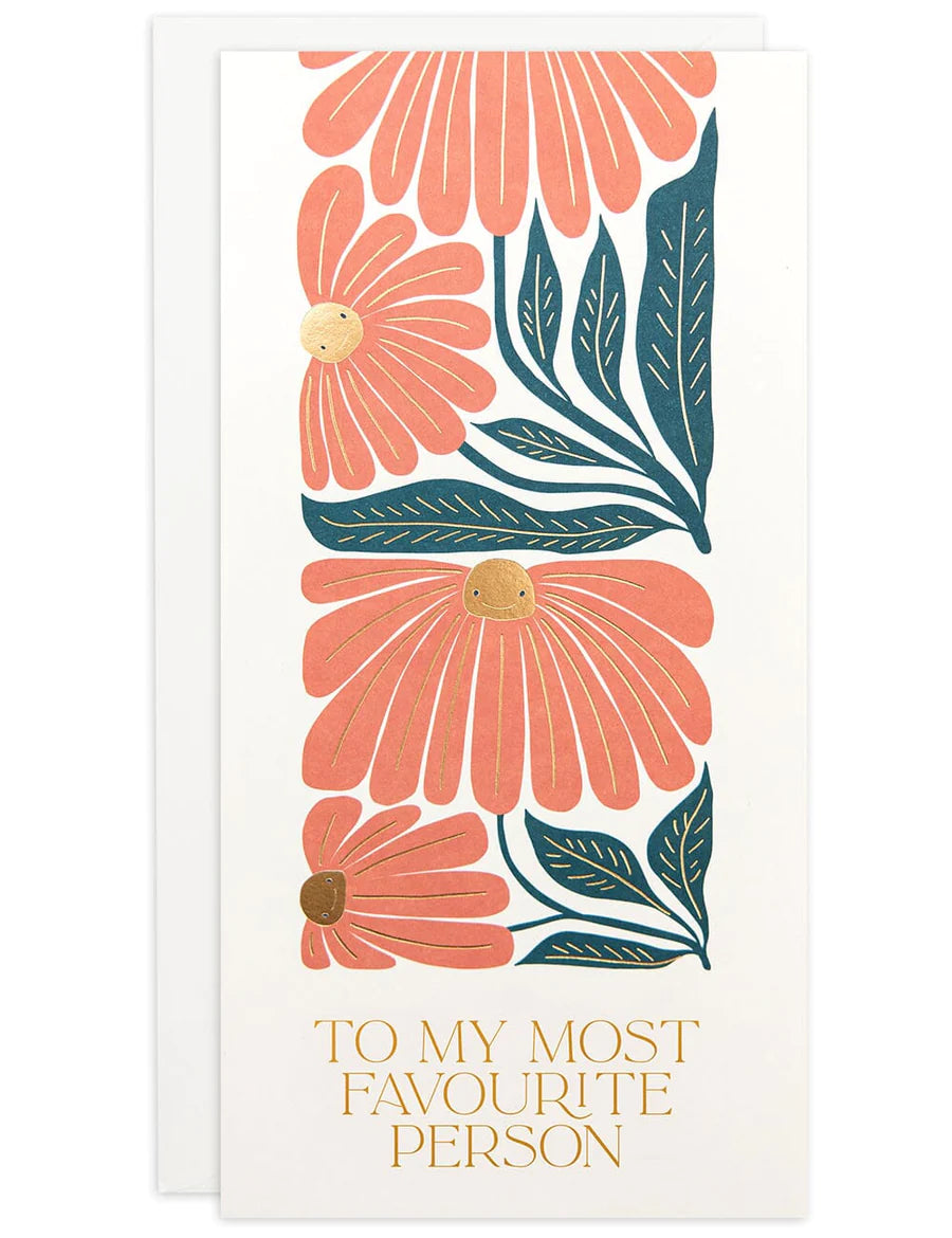 "To My Favourite Person" -  Tall Card