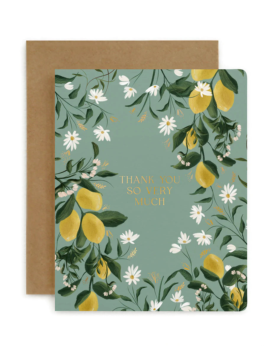 "THANK YOU SO VERY MUCH" Card